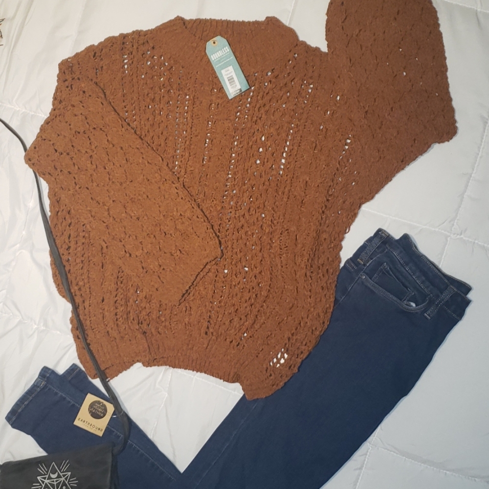 Brown knit Sweater